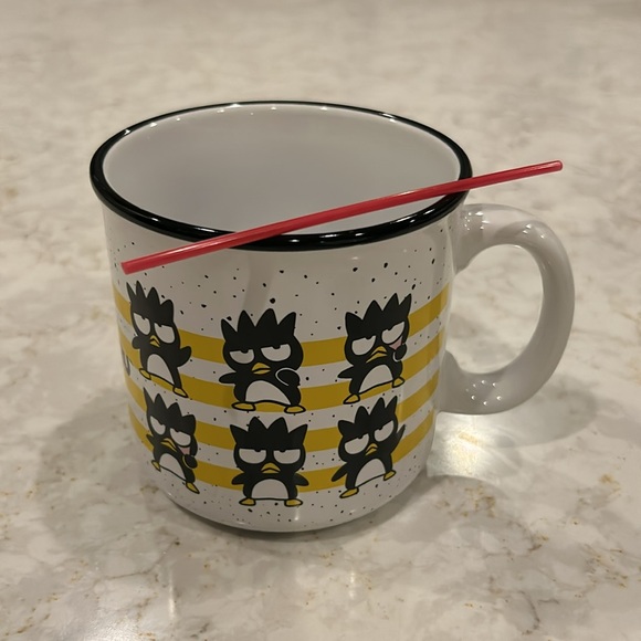 BADTZ-MARU ๐ Hello Kitty OVERSIZED Coffee MUG Rare Camping ๐ฏ authentic SANRIO - Picture 9 of 10